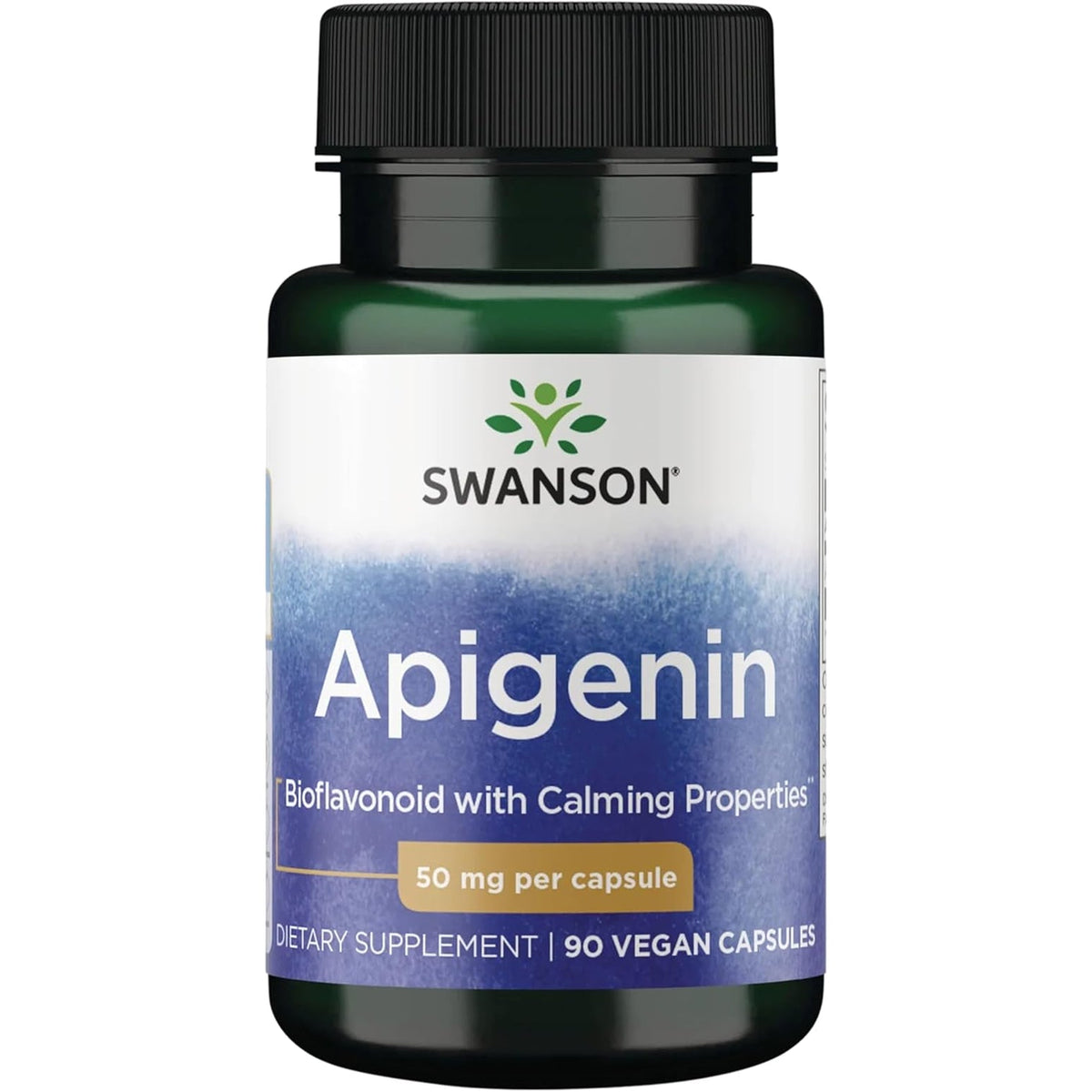 Swanson Apigenin – Sleep and Relaxation Supplement – Natural Support – 90 Caps, 50 Mg (Packaging May Vary)