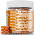 SHIZAM DAO Bromelain Enzyme Gummies with Butterbur Quercetin Stinging Nettle Root Extract, DAO Diamine Oxidase Enzyme, Powder Tincture Tablet Tea Alt Supplement, Leaf 500Mg