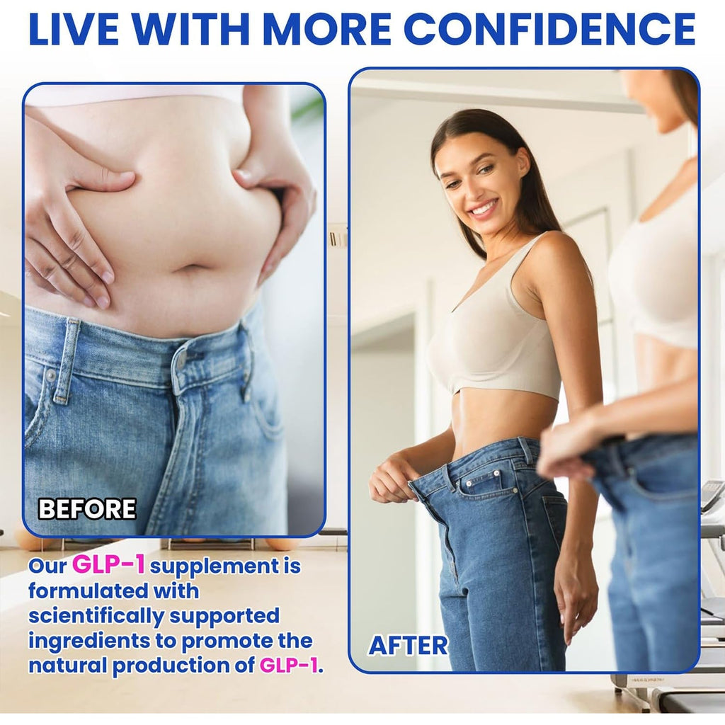 GLP-1 Supplement, Natural GLP 1 Booster Drink Mix for Weight Loss, Appetite Control and Metabolism Boost Support, Contains Yerba Mate, Garcinia Cambogia, Berberine (Raspberry Lemonade Flavor)