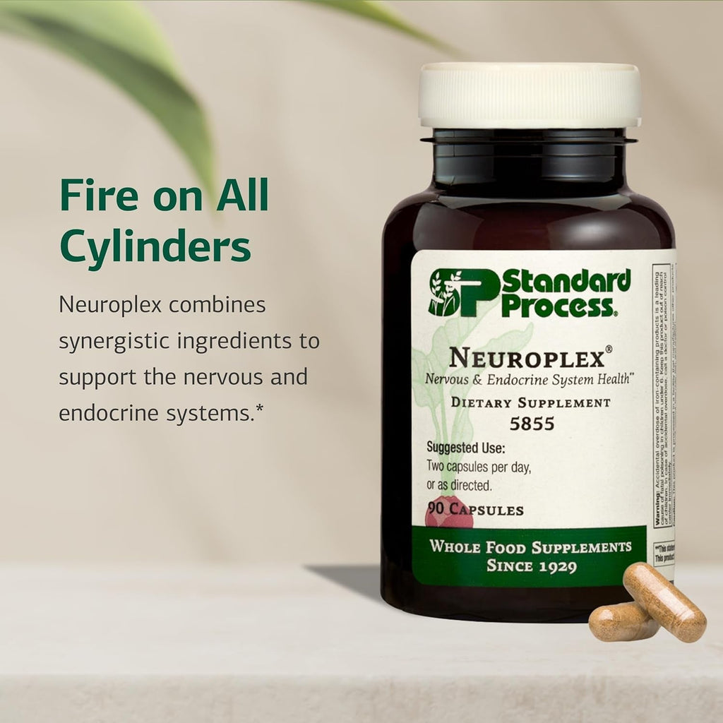 Standard Process - Neuroplex - Supports Nervous and Endocrine Systems - 90 Capsules