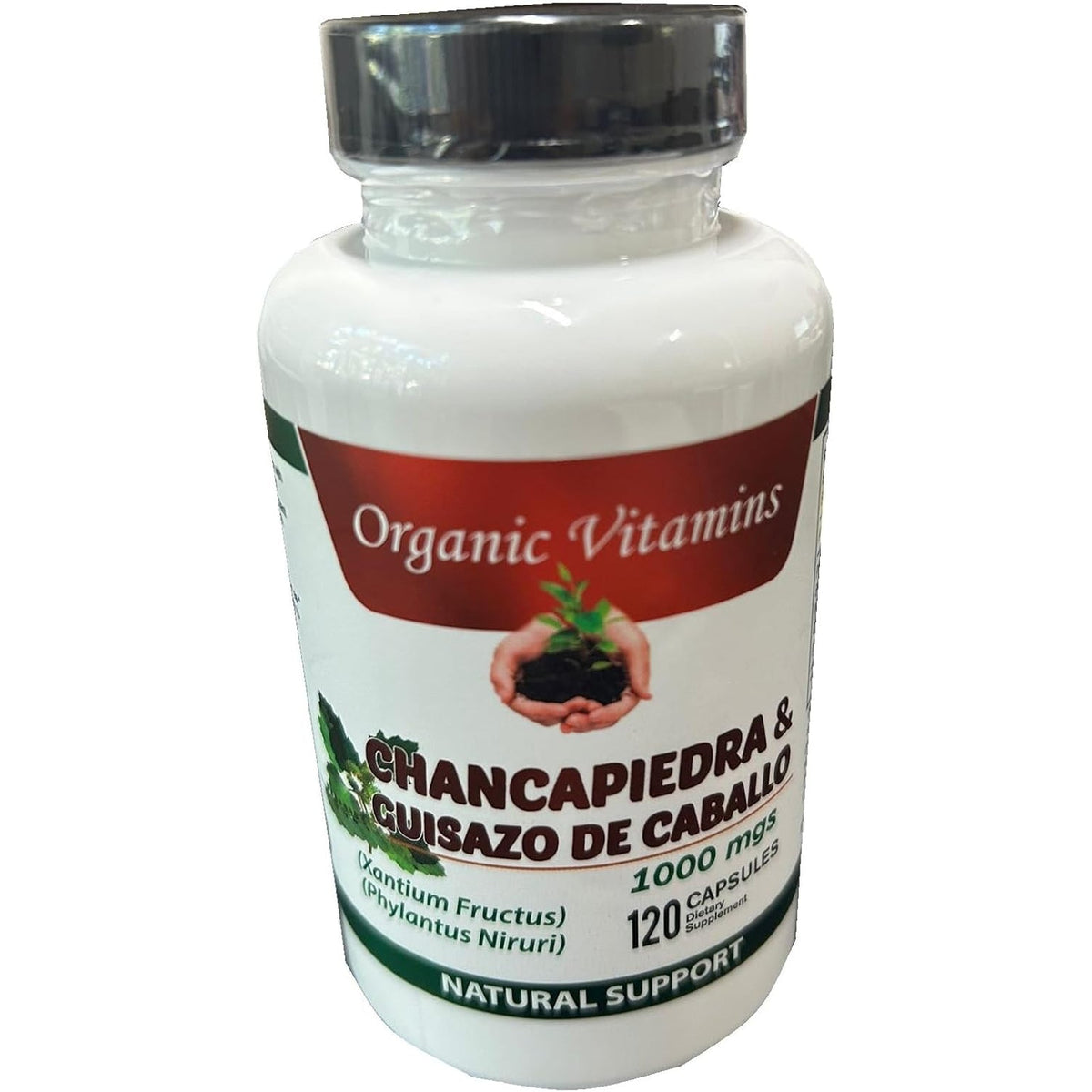 Guisazo De Caballo and Chancapiedra by Life Naturals 120 Caps Chanca Piedra Pure