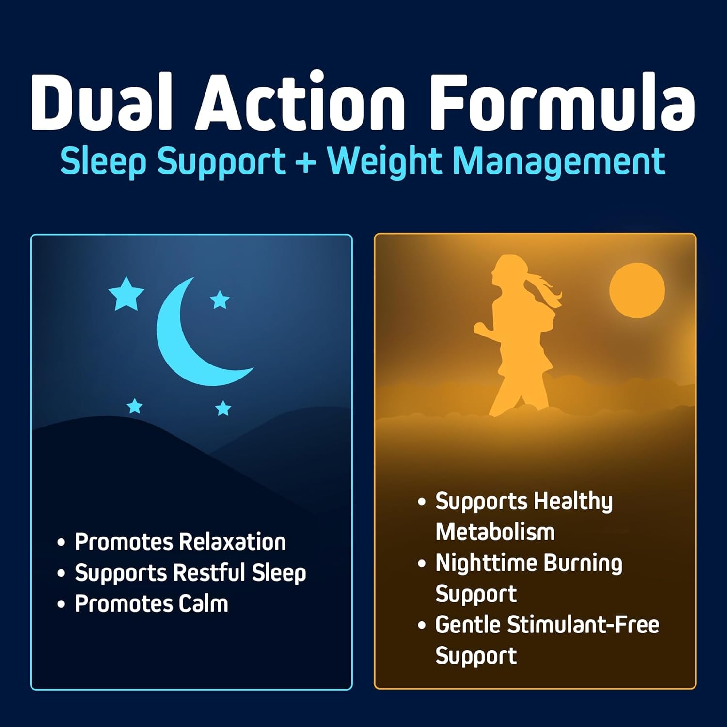 Herbtonics Night Time Burn & Sleep Complex Supports Overnight Metabolism, Stress Relief & Deep Sleep. Includes Melatonin, Valerian and Green Tea – Vegan Bedtime Weight Management (120 Capsules)