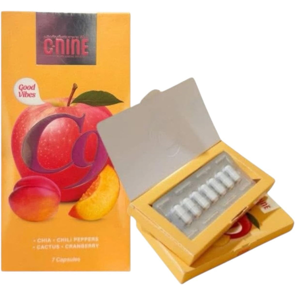 C-Nine C9 Dietary Supplement 7 Caps with Chia, Chili, Cactus & Cranberry