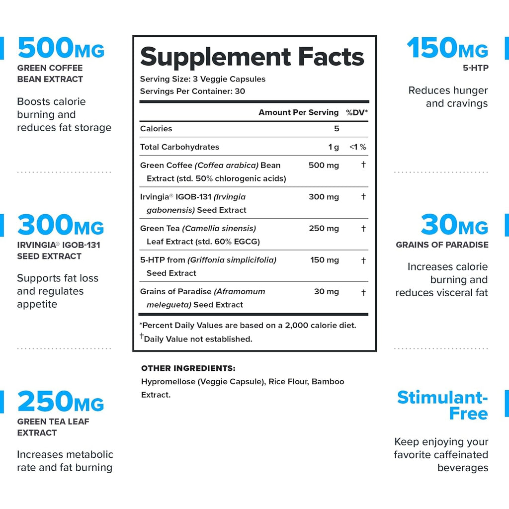 LEGION Phoenix Thermogenic Fat Burners & Weight Loss Pills - 30 Servings, 90 Capsules (Caffeine Free)