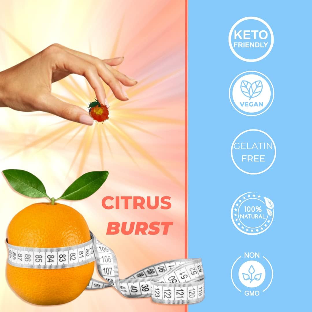 Consult Health Elimi-Fat Apple Cider Vinegar Morosil Weight Management Gummies - Supports Weight Loss- Gluten Free, Keto, Vegan - Citrus Flavor 120 Count