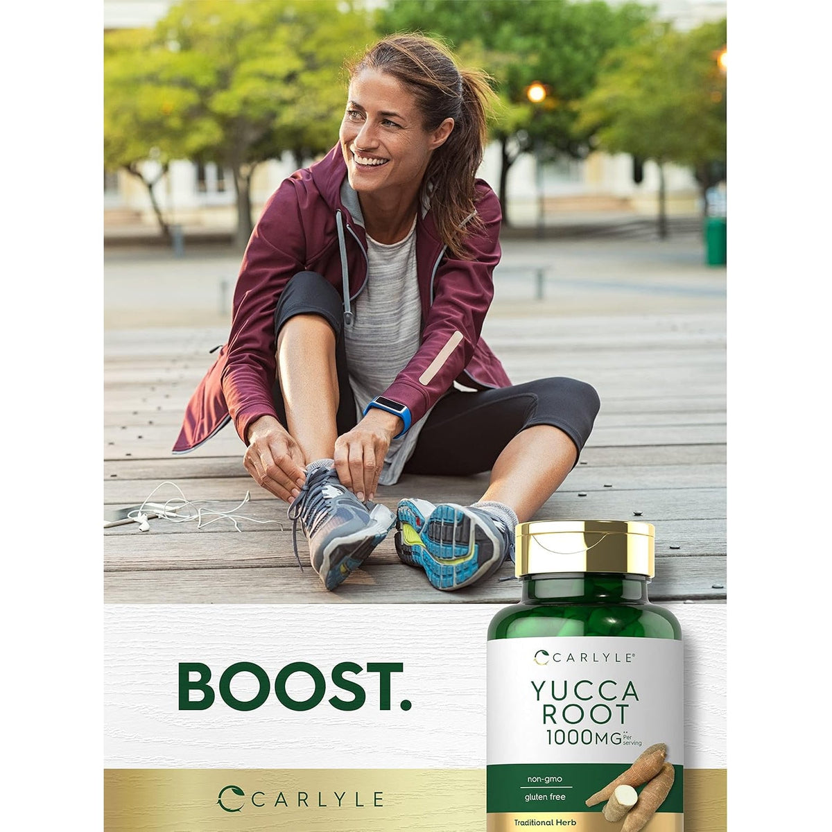 Carlyle Yucca Root Extract | 120 Capsules | Herbal Supplement | Non GMO and Gluten Free