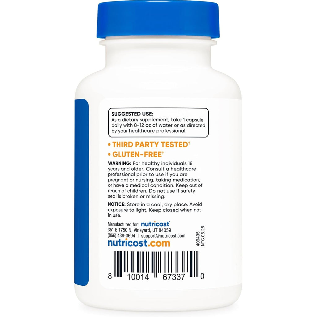 Nutricost Nattokinase 2,000FU, 120 Capsules - Gluten Free, Non-Gmo, Vegetarian Friendly