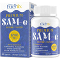 1200 MG SAM E Supplement for Brain, Mood, Joint, and Liver, High Absorption Sam-E (S-Adenosyl-L-Methionine) with Coq10, 5-HTP, Enteric Coated 60 Tablets, Vegan