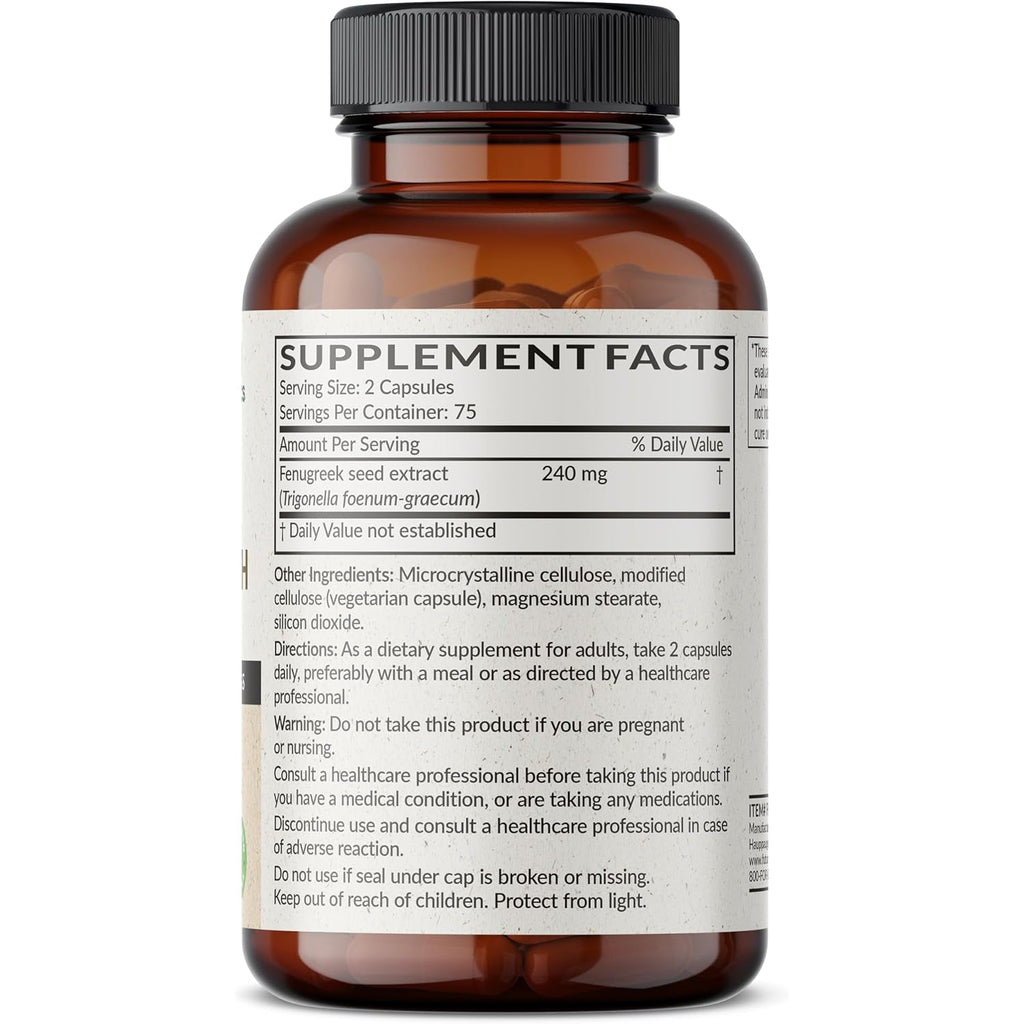 Futurebiotics Fenugreek Extra Strength Supports Overall Good Health & Well-Being, Non-Gmo, 150 Vegetarian Capsules