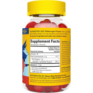 Nature Made Kids First Sleep Melatonin Gummies, 100% Drug-Free Sleep Aid, Kids Sleep Gummies for Restful Sleep, 45 Count