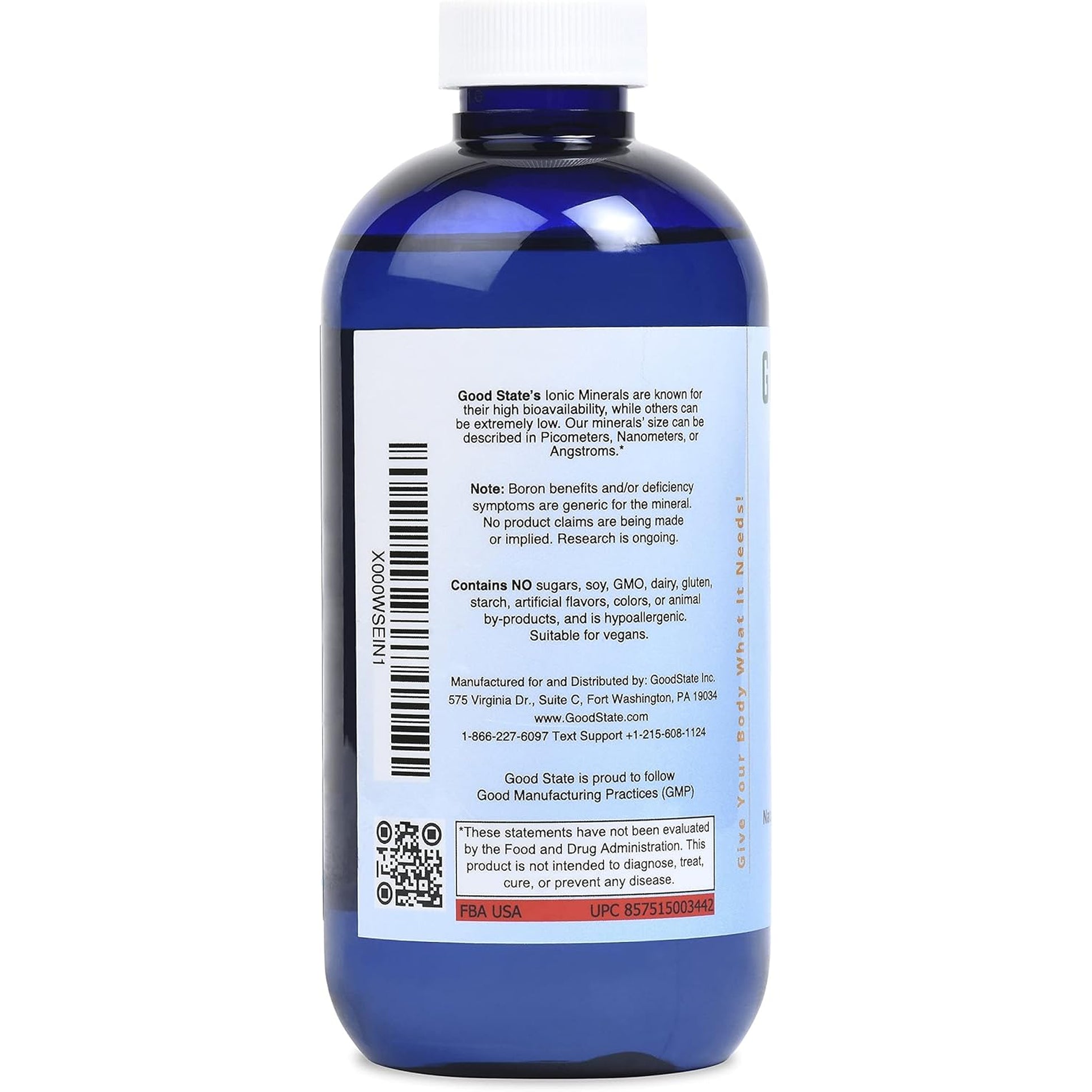 Good State - Natural Ionic Liquid Boron - 8 Fl Oz