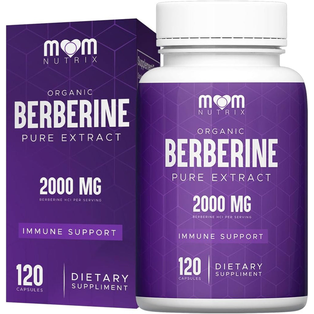 THE MONK Organic Berberine Extract 2000Mg - Vegan, Non-Gmo - Immune Support - Berberine HCL Supplement for Women & Men - 120 Capsules