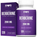 THE MONK Organic Berberine Extract 2000Mg - Vegan, Non-Gmo - Immune Support - Berberine HCL Supplement for Women & Men - 120 Capsules