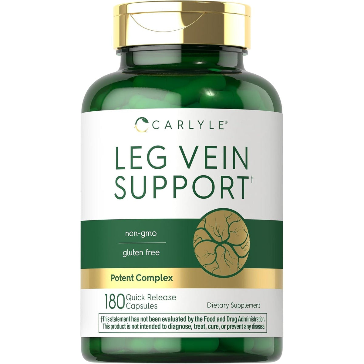 Carlyle Leg Vein Supplement | 180 Capsules | Supports Healthy Vein Function | Non-Gmo, Gluten Free