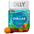 OLLY Kids Chillax Gummy, for a Calm and Relaxed Mood*, Magnesium, L-Theanine, Lemon Balm Extract, Chewable Supplement, Sherbet Flavored, 25 Day Supply - 50 Count (Packaging May Vary)