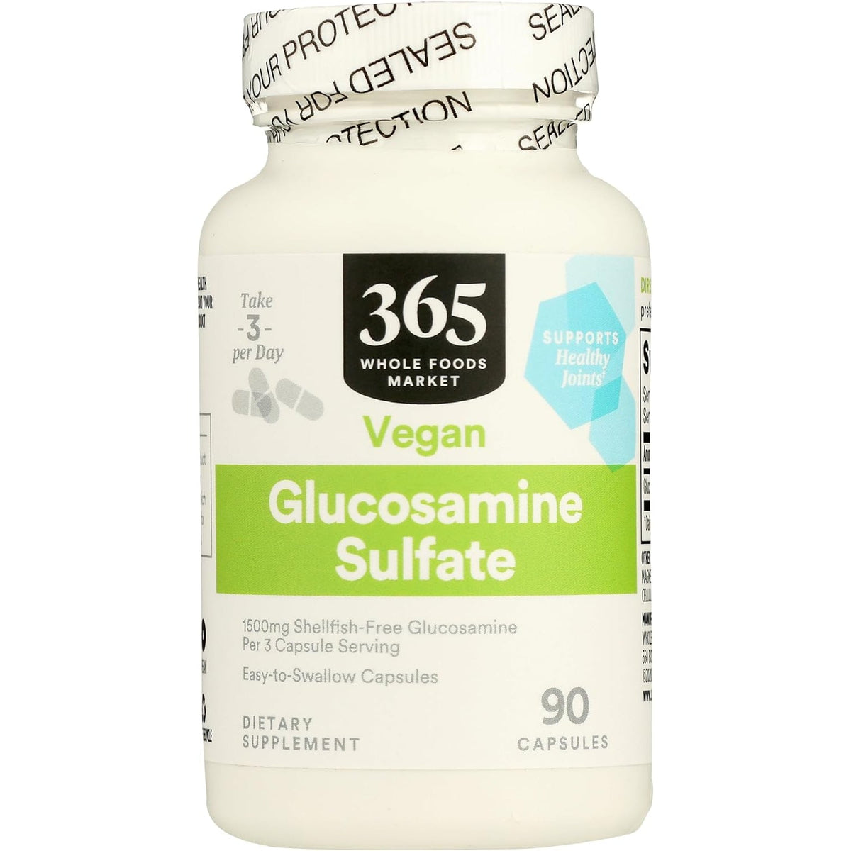 365 by Whole Foods Market, Glucosamine Sulfate Vegan, 90 CT