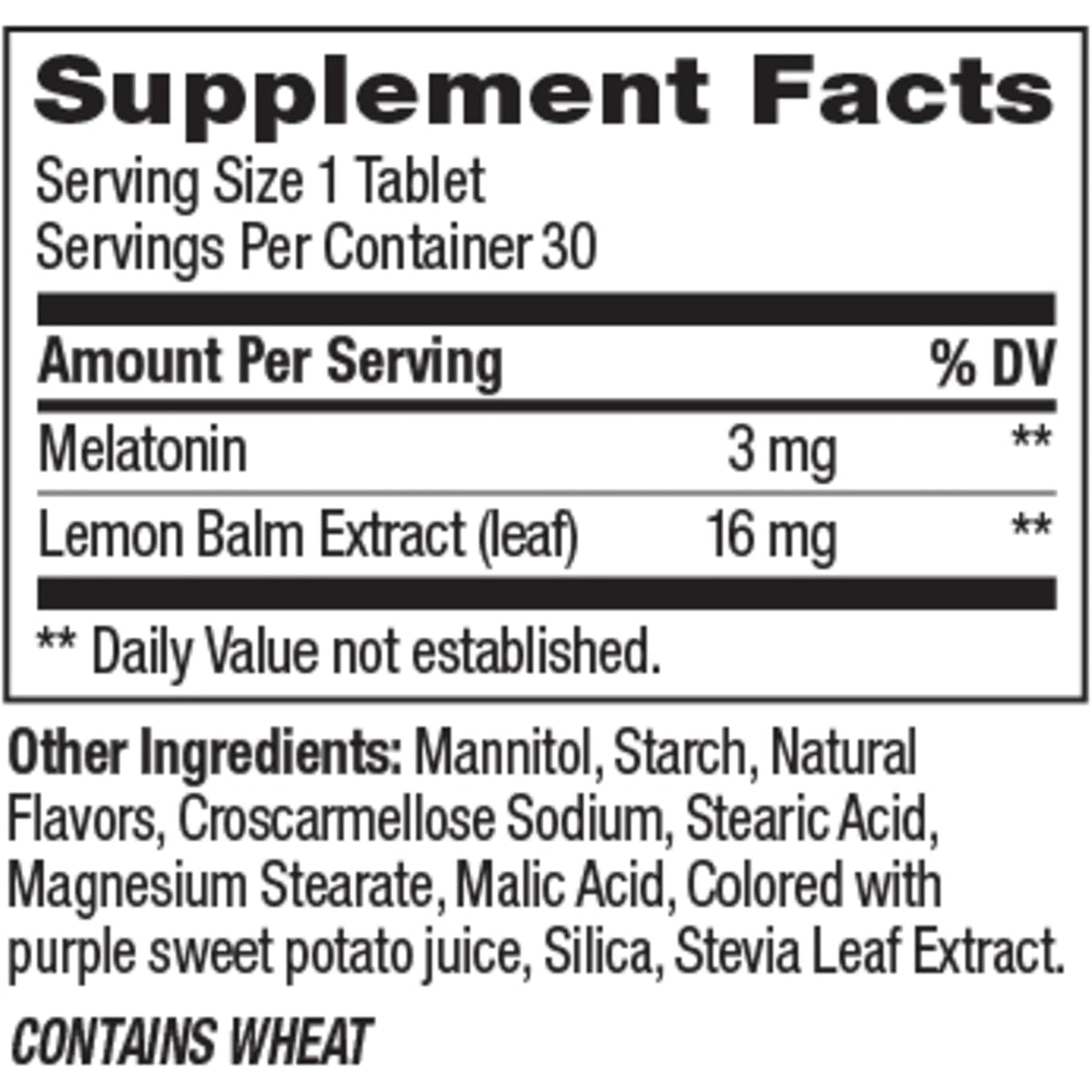 OLLY Sleep Fast Dissolves, 3Mg Melatonin, Lemon Balm, Strawberry Flavor, 30 Day Supply - 30 Count