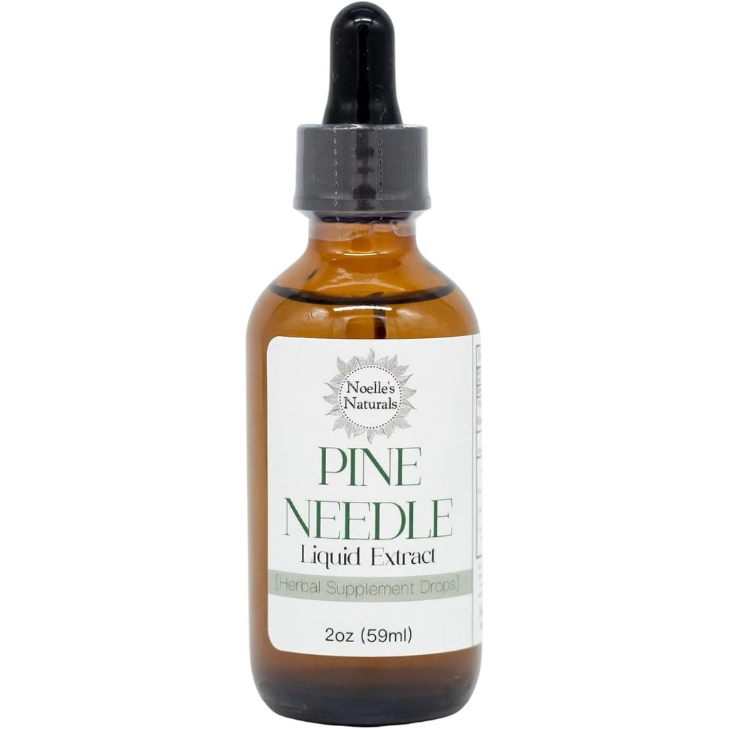 Noelle'S Naturals Pine Needle Extract Tincture - Wildcrafted Eastern White Pine Needles, Organic, High Shikimic Acid, Vitamin C & Antioxidants - Immune Support Drops, 2 Fl Oz