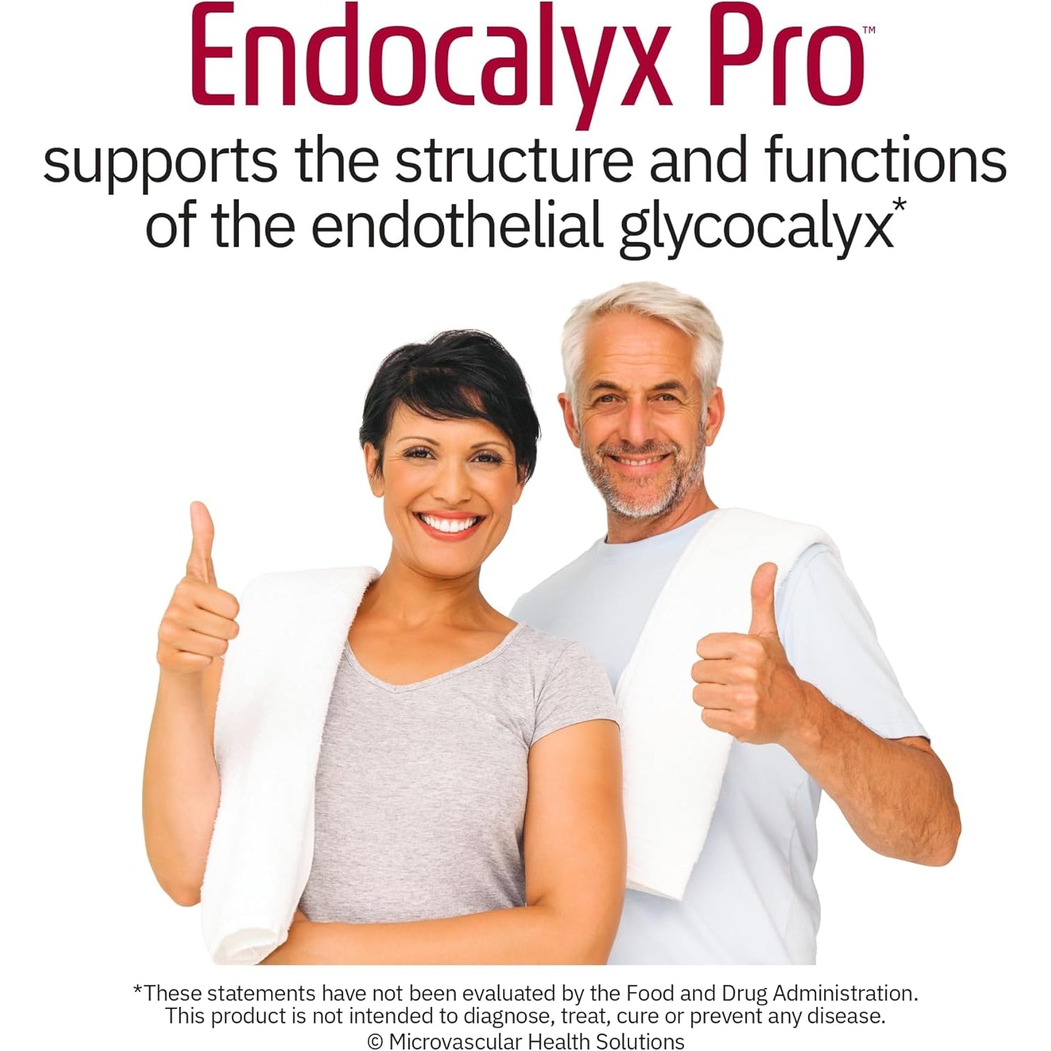 Endocalyx Pro Supplement – Endothelial Glycocalyx Support 120 Capsules - Vascular & Microcirculation Health – Clinically-Studied – Patented – Supports Nitric Oxide Functions