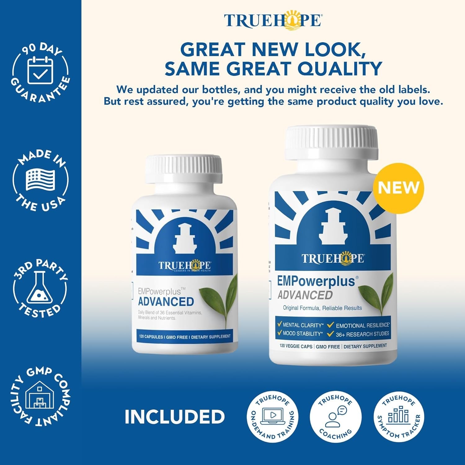 Truehope Empowerplus Advanced Multivitamin for Women & Men - Broad-Spectrum Multivitamins & Chelated Minerals | 1000% Better Absorption | 37 Research Studies & 28 Years of Success | 30 Day Supply