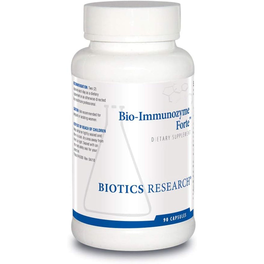 Biotics Research Bio Immunozyme Forte Multivitamin/Mineral to Support Normal, Healthy Immune Function, Echinacea, Cayenne Pepper, Lactobacillus Acidophilus, Probiotics, Amino Acids 90 Capsules