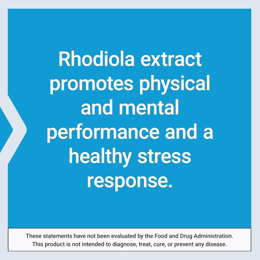 Life Extension Rhodiola Extract, Rhodiola Rosea Supplement, Standardized Extract, Promotes Physical and Mental Performance, Gluten-Free, Non-Gmo, Vegetarian, 250 Mg, 60 Capsules