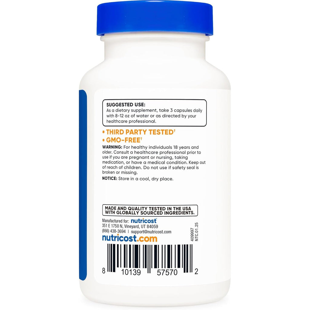 Nutricost Daily Vegetables 90 Capsules (30 Servings) - Maintain, Fortify, & Rejuvenate with 17 Vegetables