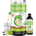 Herbal Goodness Soursop Graviola Liquid Drops 12 Fl Oz - 15X Strength Organic Guanábana Soursop Leaves Extract for Gut Health, Cell & Immune Support Serene Soursop Drops - Vegan, Non-Gmo, Made in USA