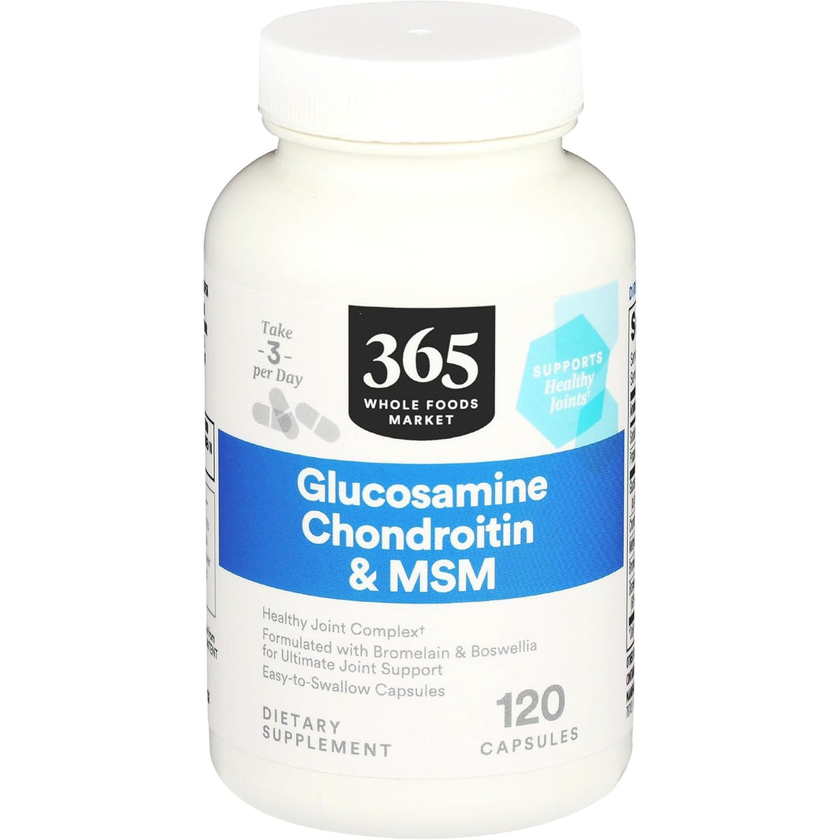 365 by Whole Foods Market, Glucosamine Chondroitin and MMS, 120 Capsules