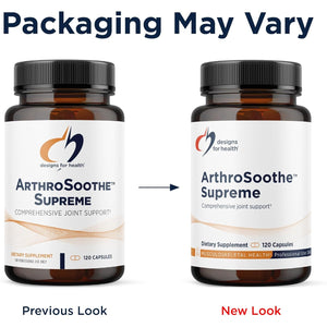 Designs for Health Arthrosoothe Supreme - Joint Support Supplement for Adults with Glucosamine Sulfate, Quercetin, Green Lipped Mussel, MSM, Chinese Skullcap + More - Non-Gmo (120 Capsules)