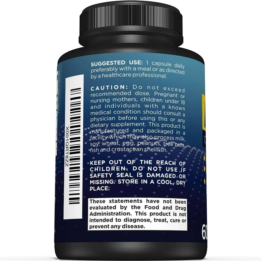 Sunergetic Premium DIM Supplement – 150Mg Diindolylmethane, Broccoli, Calcium D-Glucarate & Bioperine for Men & Women – DIM Complex for Menopause Support & Balance - 60 Capsules