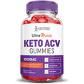 Justified Laboratories Ultra Quick Keto ACV Gummies (1000 Mg) - 60 Count - Formulated with Apple Cider Vinegar, Folate & Vitamin B12 - Non-Gmo, Vegan, Gluten Free - 30 Servings