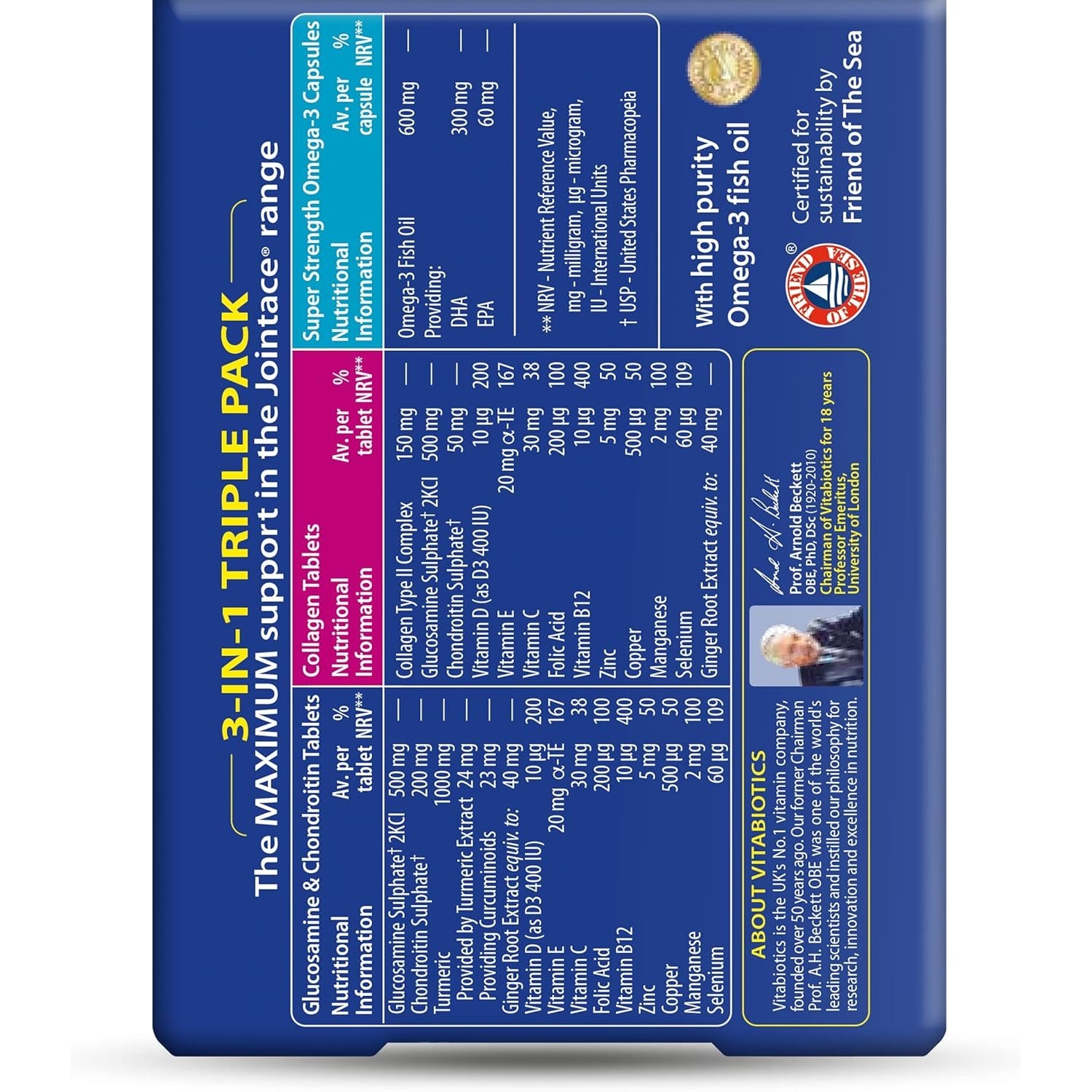 Vitabiotics Jointace Max Tablets - 84 Tablets