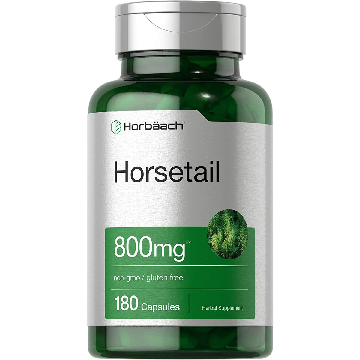 Horbäach Horsetail Supplement | 180 Capsules | Traditional Herbal Extract | Non-Gmo & Gluten Free