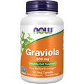 NOW Foods Supplements, Graviola (Annona Muricata) 500 Mg, Healthy Cell Function*, 100 Veg Capsules