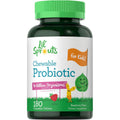 Carlyle Probiotics for Kids Chewable | 180 Count | 6 Billion Cfus | Raspberry Flavor | Non-Gmo & Gluten Free Supplement | by Lil' Sprouts
