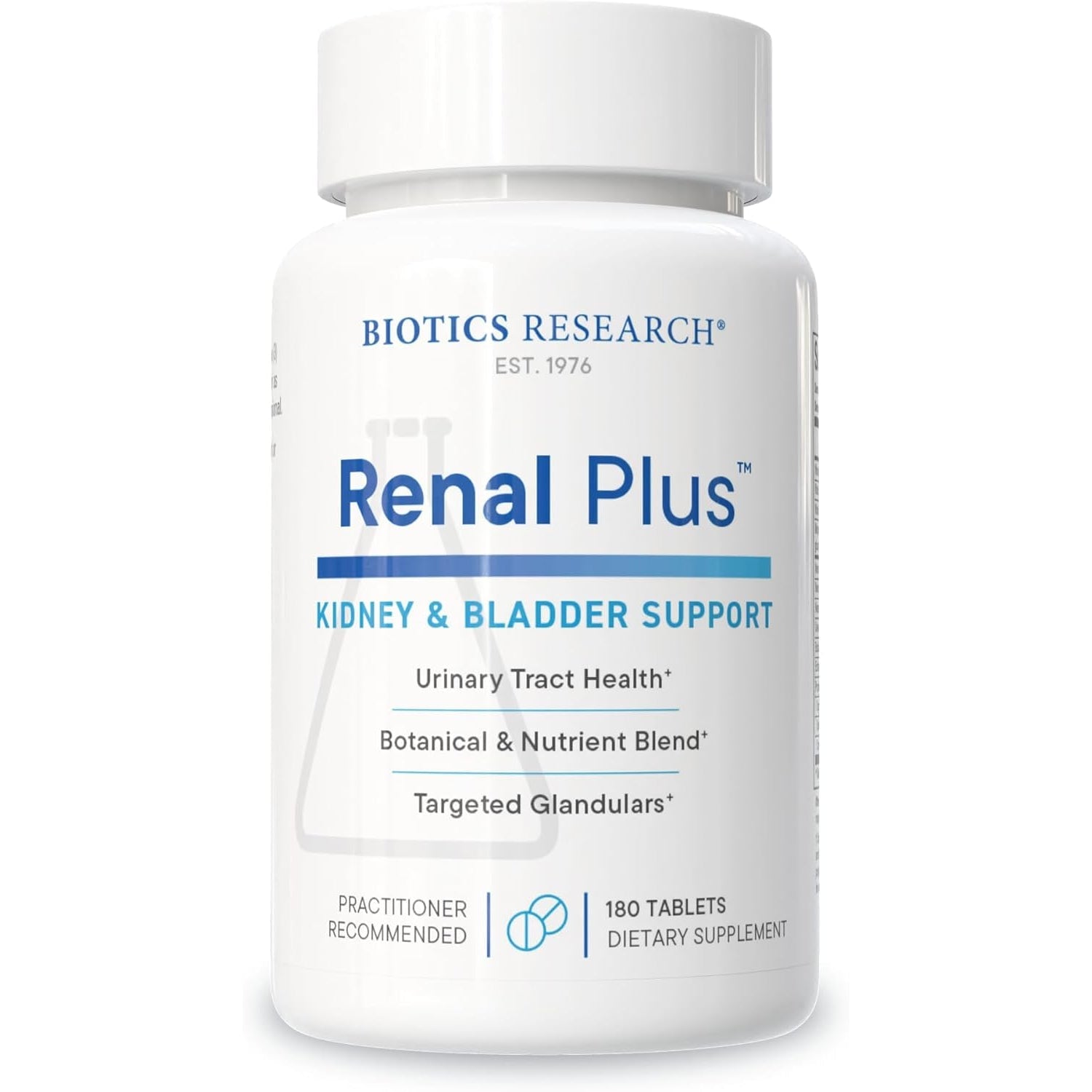Biotics Research Renal plus – Botanical, Glandular and Nutritional Support for Optimal Renal Function. Kidney Health & Supports Urological Function –Ulva Ursi, Buchu Leaf, Echinacea, Cranberry–180Tabs