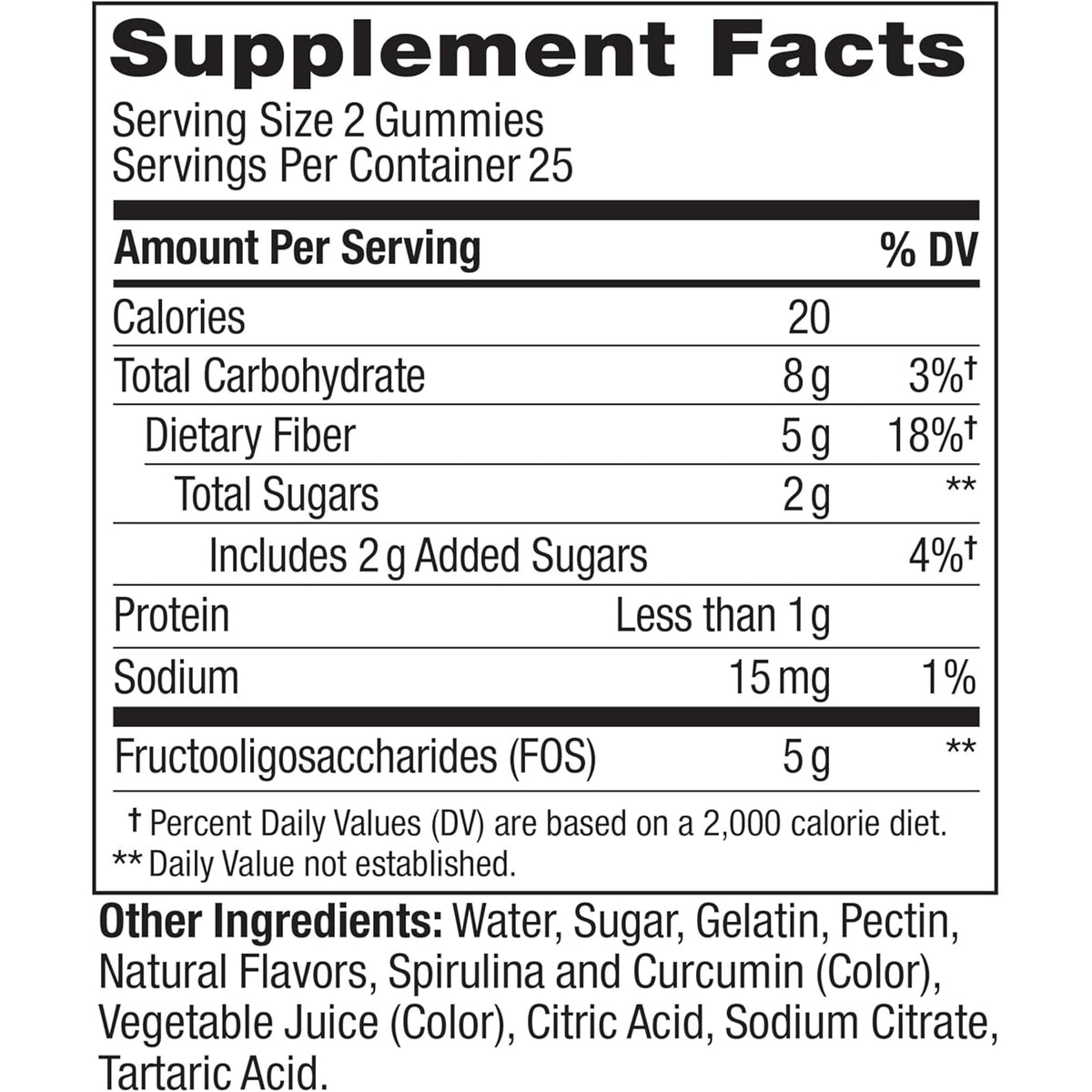 Olly, Fiber Gummy Rings, 5G Fos Prebiotic Fiber, Digestive Health Supplement,* Strawberry Watermelon Flavored, 25 Day Supply, 50 Count
