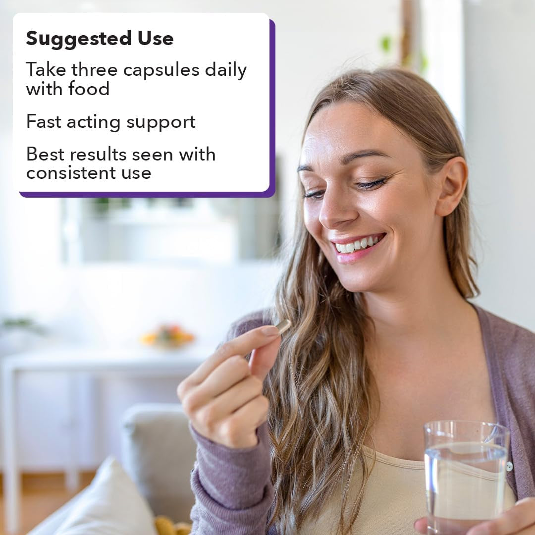 Lung Capaci-T - Respiratory Support Supplement - Coq10, N-Acetyl Cysteine, Boswellia, Eucalyptus, Mullein, Green Tea, Nettle & Peppermint - Increases Oxygen Capacity & Reduces Mucus - 90 Capsules