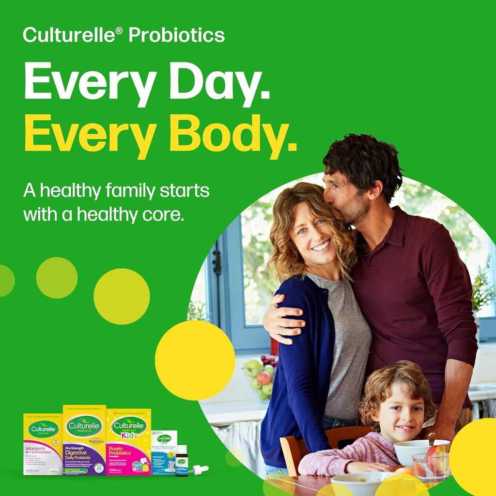 Culturelle Women’S Wellness, Daily Chewable Probiotics for Women - Supports Digestive, Vaginal and Immune Health, Occasional Diarrhea, Gas & Bloating - Non-Gmo - 30 Count