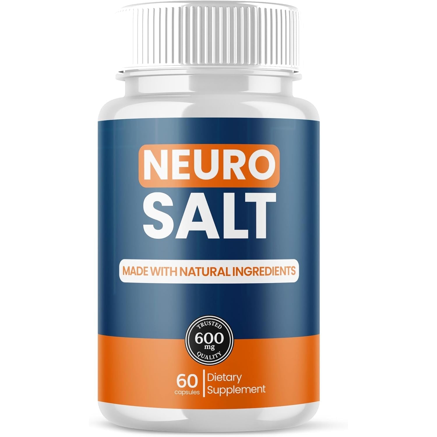 Neuro Salt Capsules, Neuro Salt Brain Support Pills with Natural Ingredients, Advanced Formula Neurosalt Maximum Strength Health & Wellness Support Vitamin for Women and Men (60 Capsules)