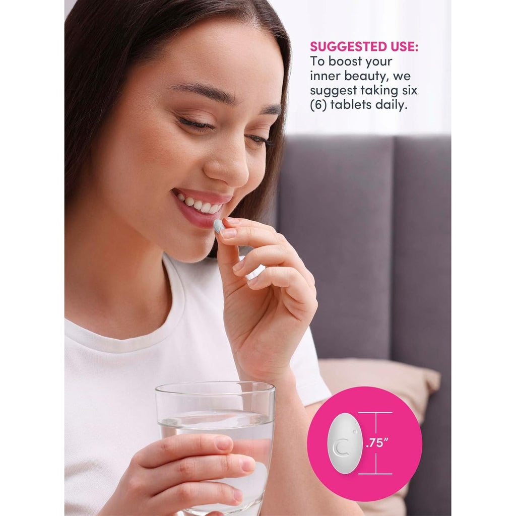 Neocell Collagen Peptides Pills | 270 Caplets | with Vitamin C and Biotin | Grass Fed Bovine | Hair, Skin, & Nails | for Women and Men