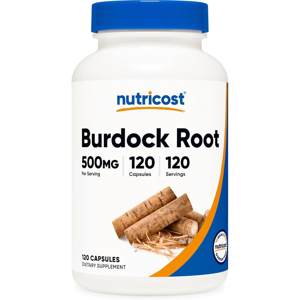 Nutricost Burdock Root 500Mg, 120 Capsules - Gluten Free, Non-Gmo, Vegetarian Friendly