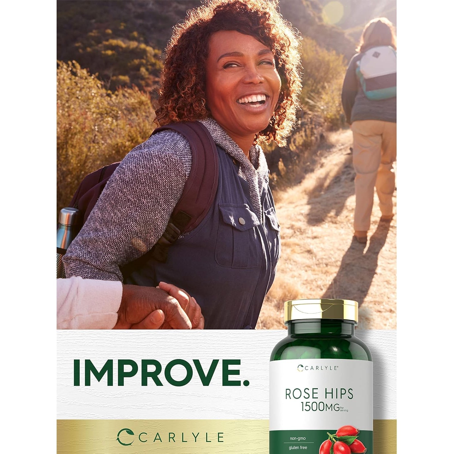 Carlyle Rose Hips | 1500Mg | 240 Quick Release Capsules | Non-Gmo and Gluten Free Herbal Supplement