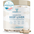 WONDERCOW Beef Liver Capsules Grass Fed Supplement - Desiccated & Natural Source of Protein, Iron, Vitamins a & B- Boosts Energy and Immunity | USA Grown, Non-Gmo, Gluten Free