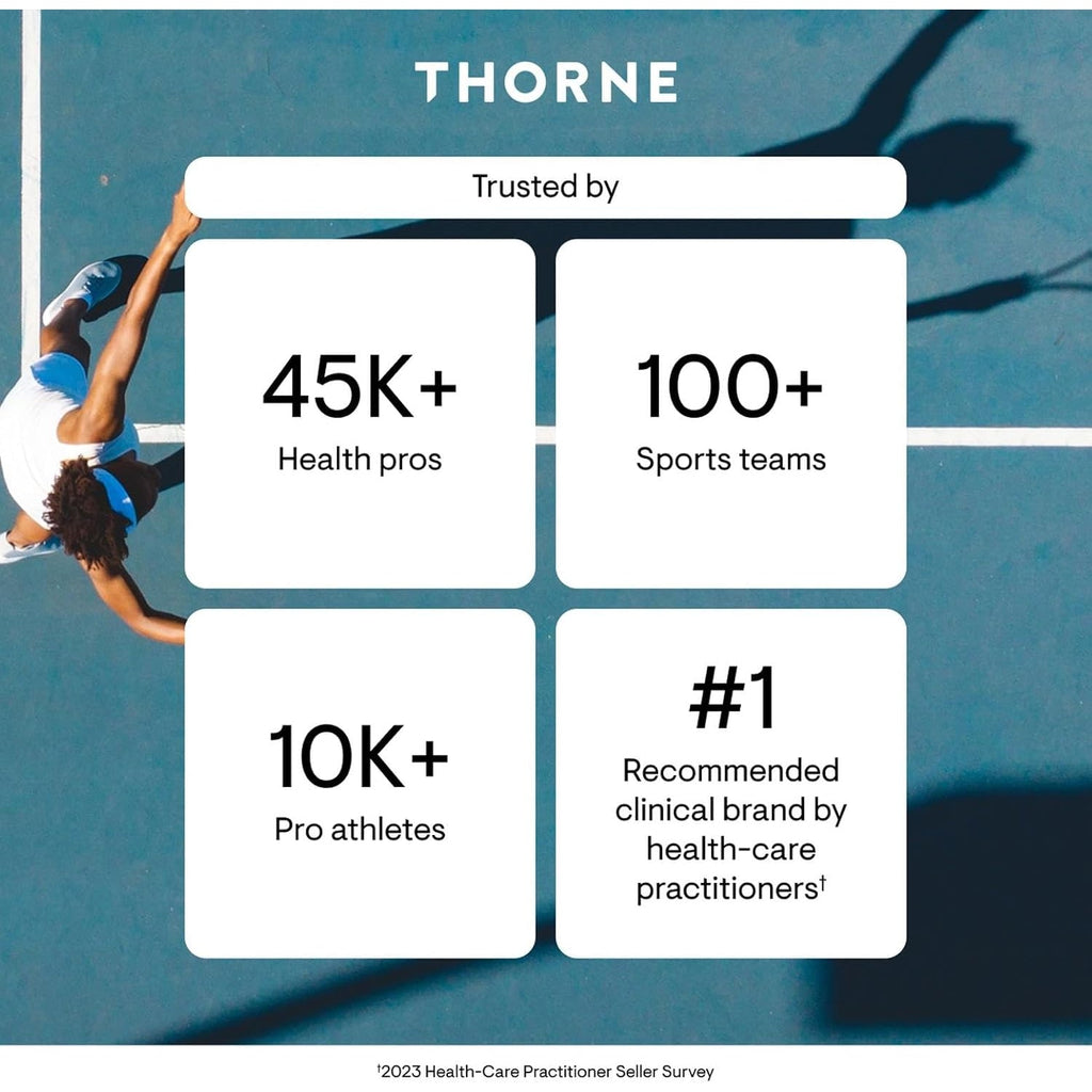 THORNE - Adrenal Cortex - Supplement for Cortisol Management - Supports Healthy Adrenal Gland Function, Stress Management, Immune System, Fatigue & Metabolism* - Third-Party Certified - 60 Capsules