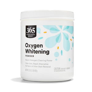 365 by Whole Foods Market, Oxygen Whitening Powder, Color-Safe Bleach Alternative, 32 Ounce