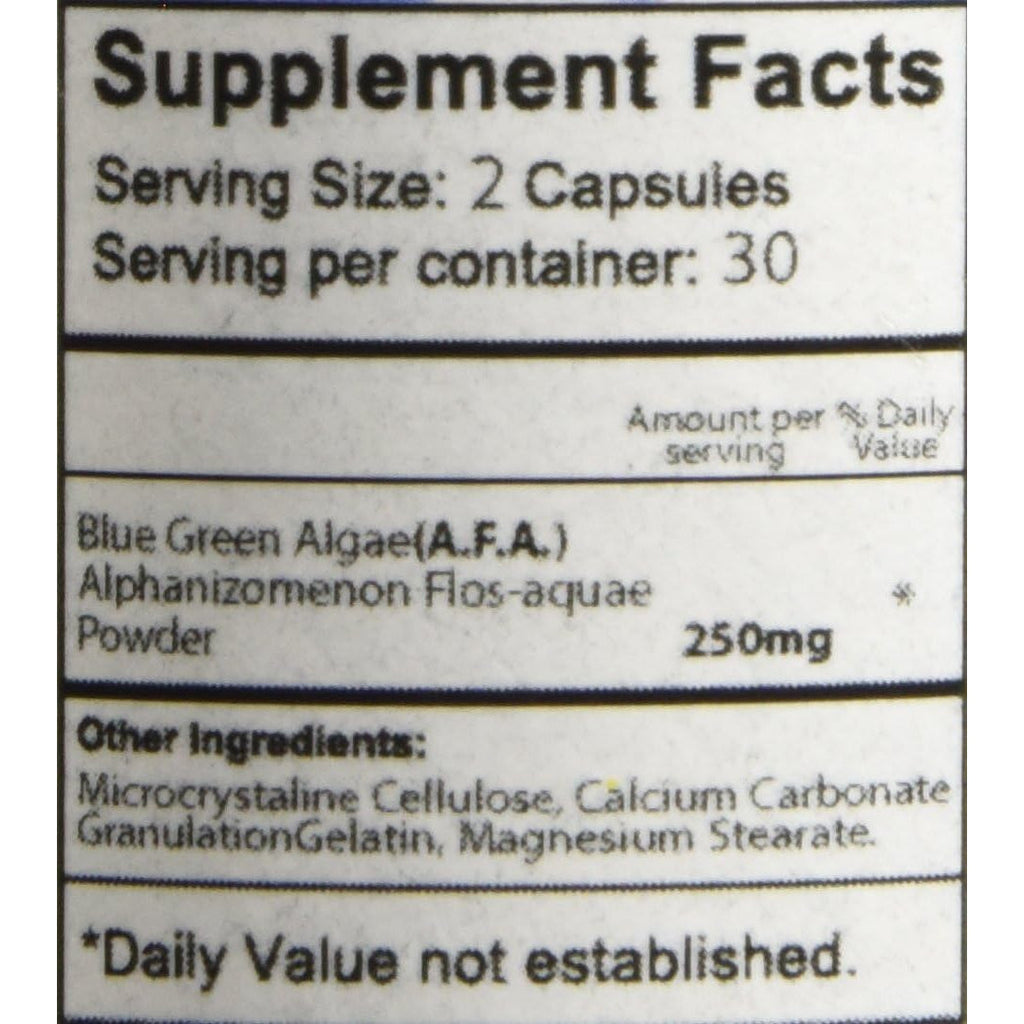 Bioxtron Natural Stem Cell Supplement Capsules - Cellular & Antioxidant Support Formula with Blue Green Algae, Spirulina, Immune & Energy Support - 60 Capsules