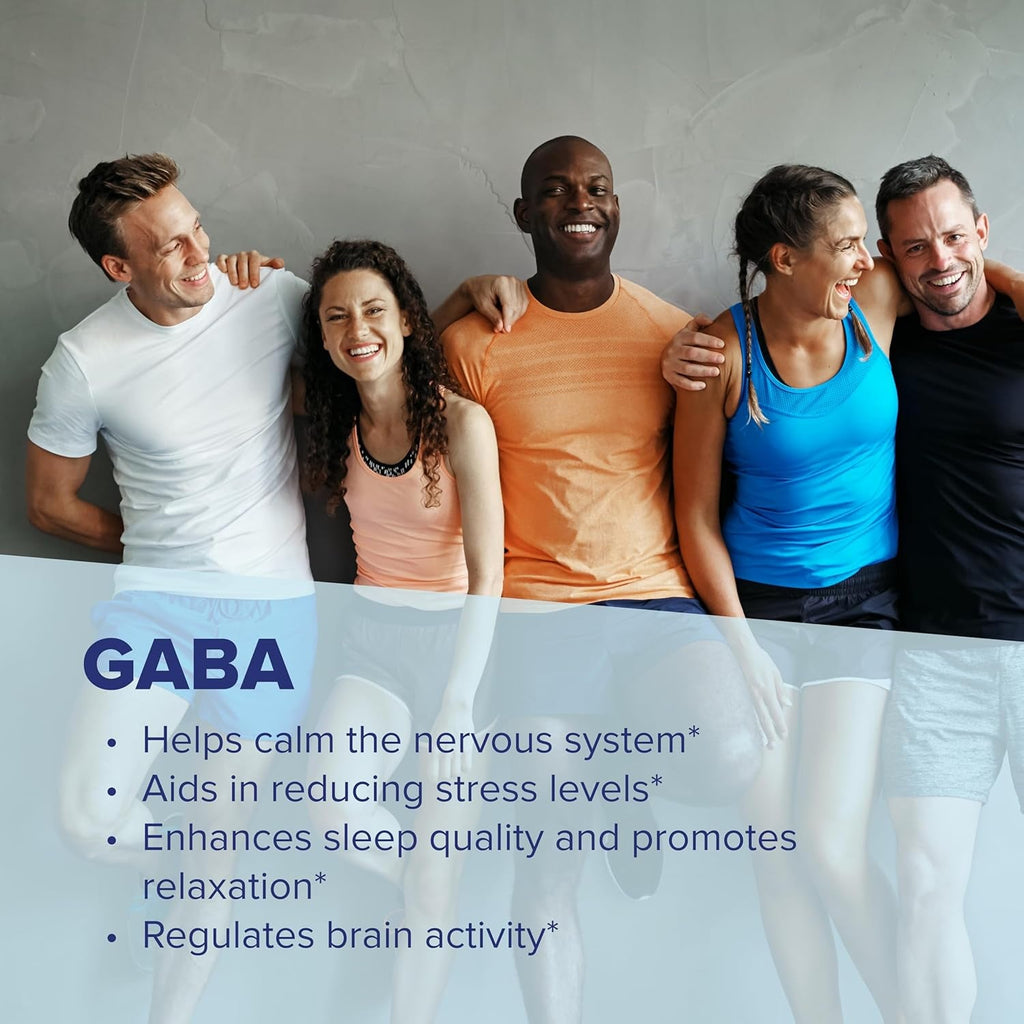 Superior Source GABA 100 Mg - Brain & Nervous System Support Supplement - Gamma-Aminobutyric Acid Supplement Aids Healthy & Relaxed Sleep - Bariatric Friendly - 100 Sublingual Dissolving Tablets