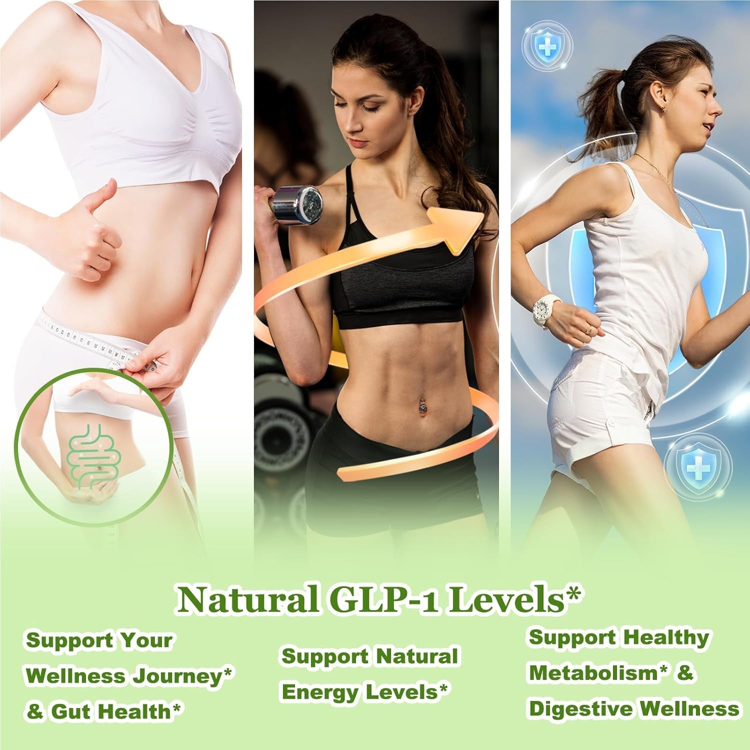 GLP-1 Support Liquid Drops, 10-In-1 Formula with Berberine, Ceylon Cinnamon, Prebiotic Fiber & Green Tea Extract | Support Healthy Metabolism, Digestive & Gut Health for Women & Men | Vegan, Non-Gmo
